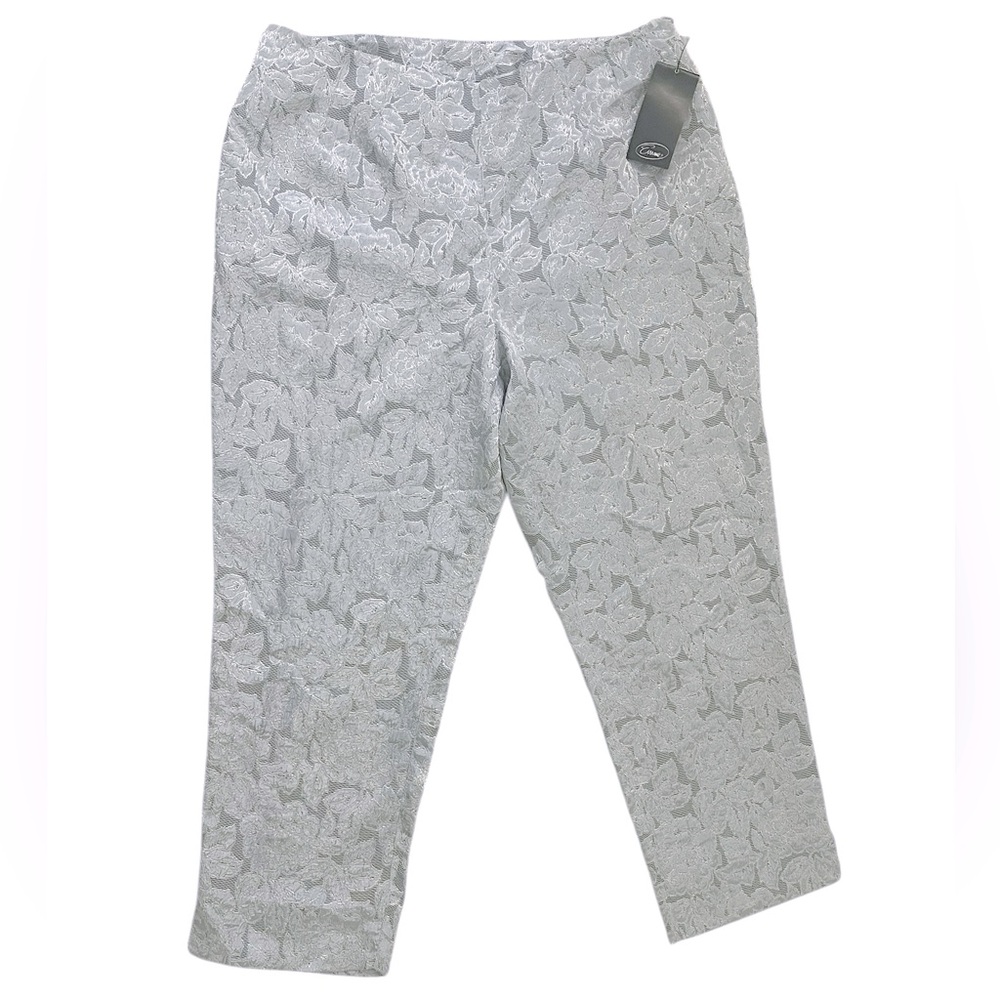 Emme Silver Floral Pants